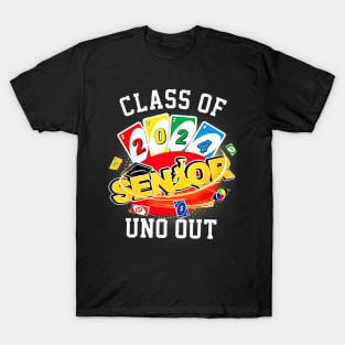 Senior 2024 Uno Out Funny Class Of 2024 T-Shirt